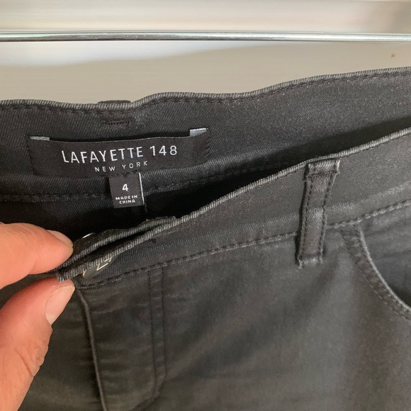 Lafayette 148 New York Black Skinny Jeans - Picture 3 of 4